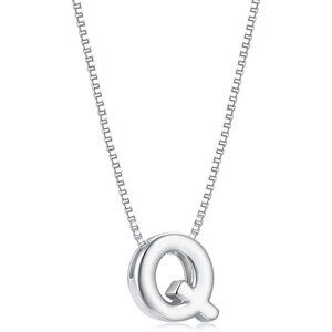 Hypoallergenic Initial Necklace with Cubic Zirconia - Gift-Ready for Loved Ones